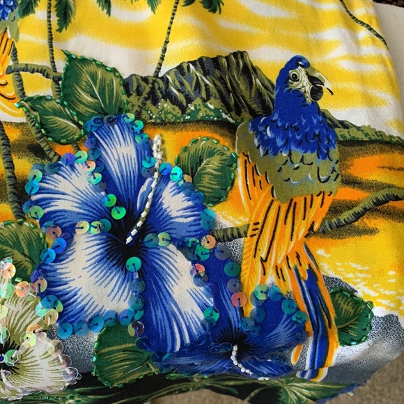 Tropical Print Swimsuit CoverUps size M - Picture 12 of 13